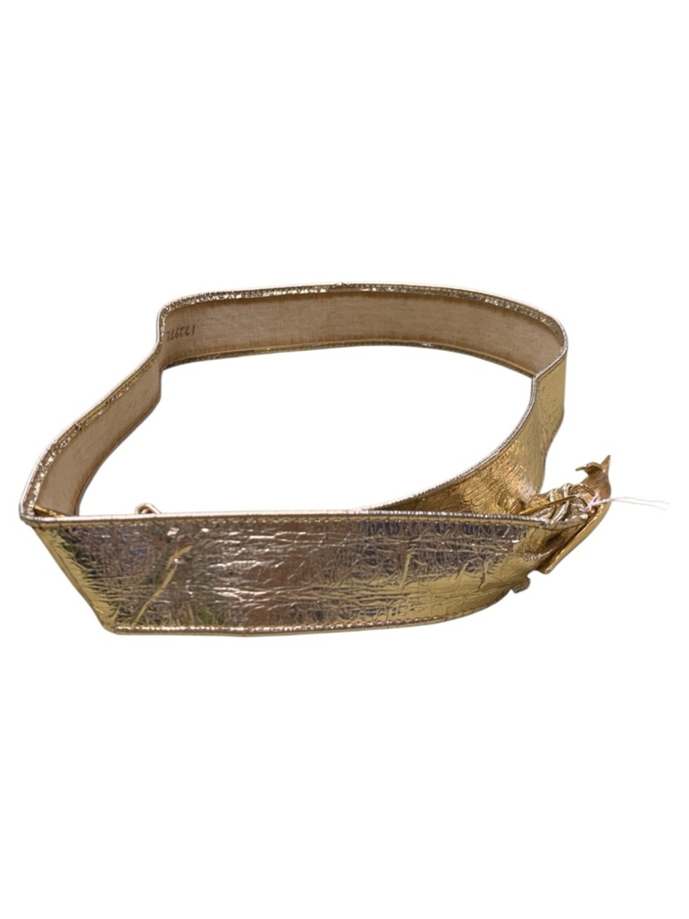 Gold Metallic Fashion Belt Size M